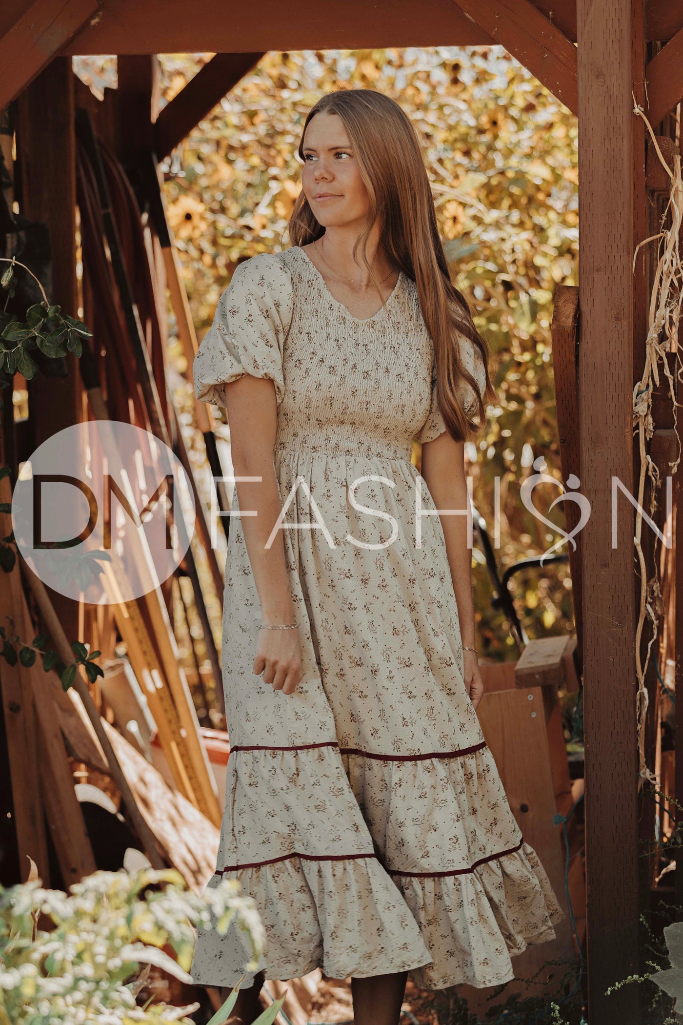 Annabelle Olive Orchard Dress - DM Exclusive -Maternity Friendly