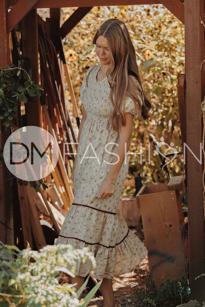 Annabelle Olive Orchard Dress - DM Exclusive -Maternity Friendly