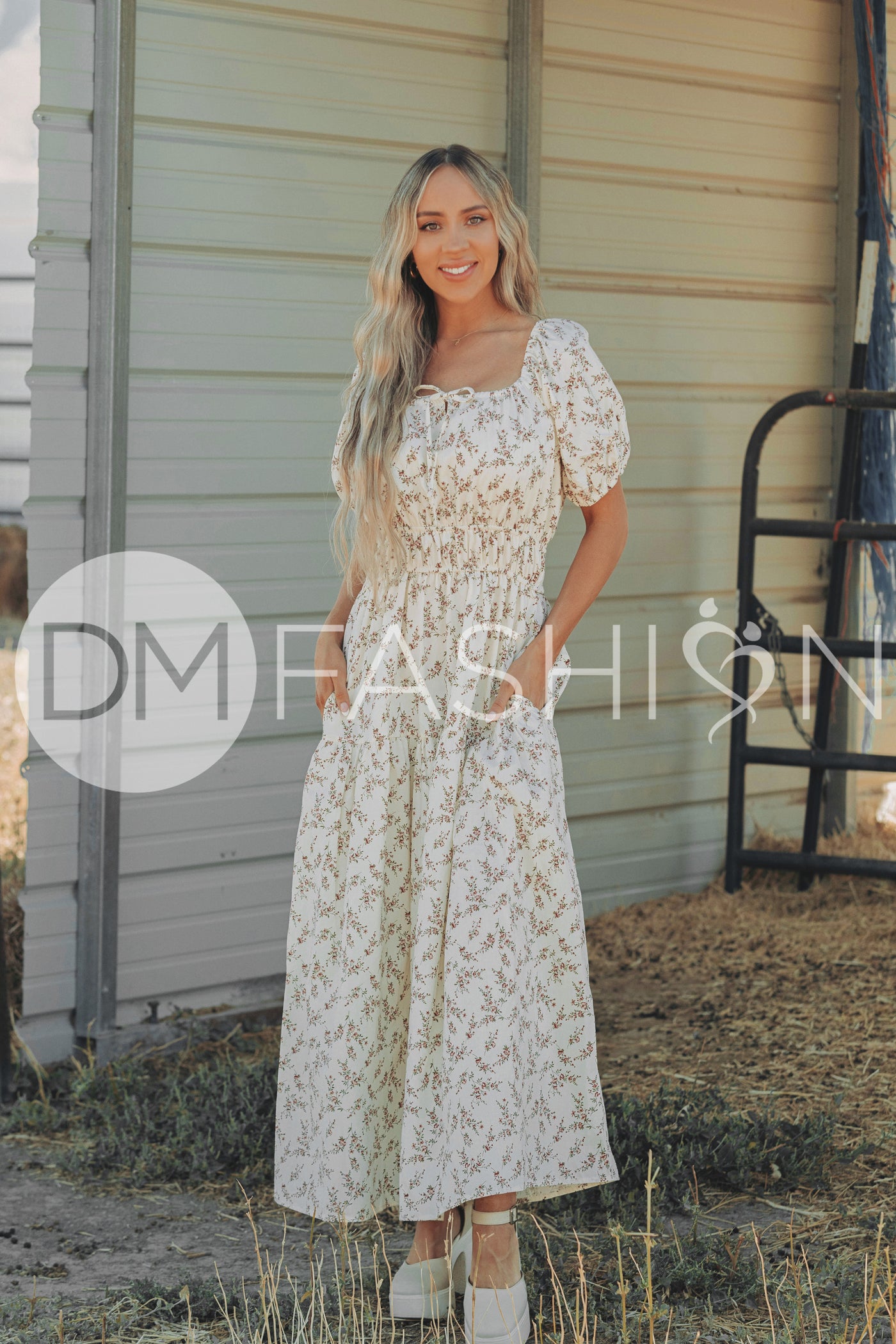 Clementine Bordeaux Arbor Floral Dress - DM Exclusive - Maternity Friendly - Nursing Friendly