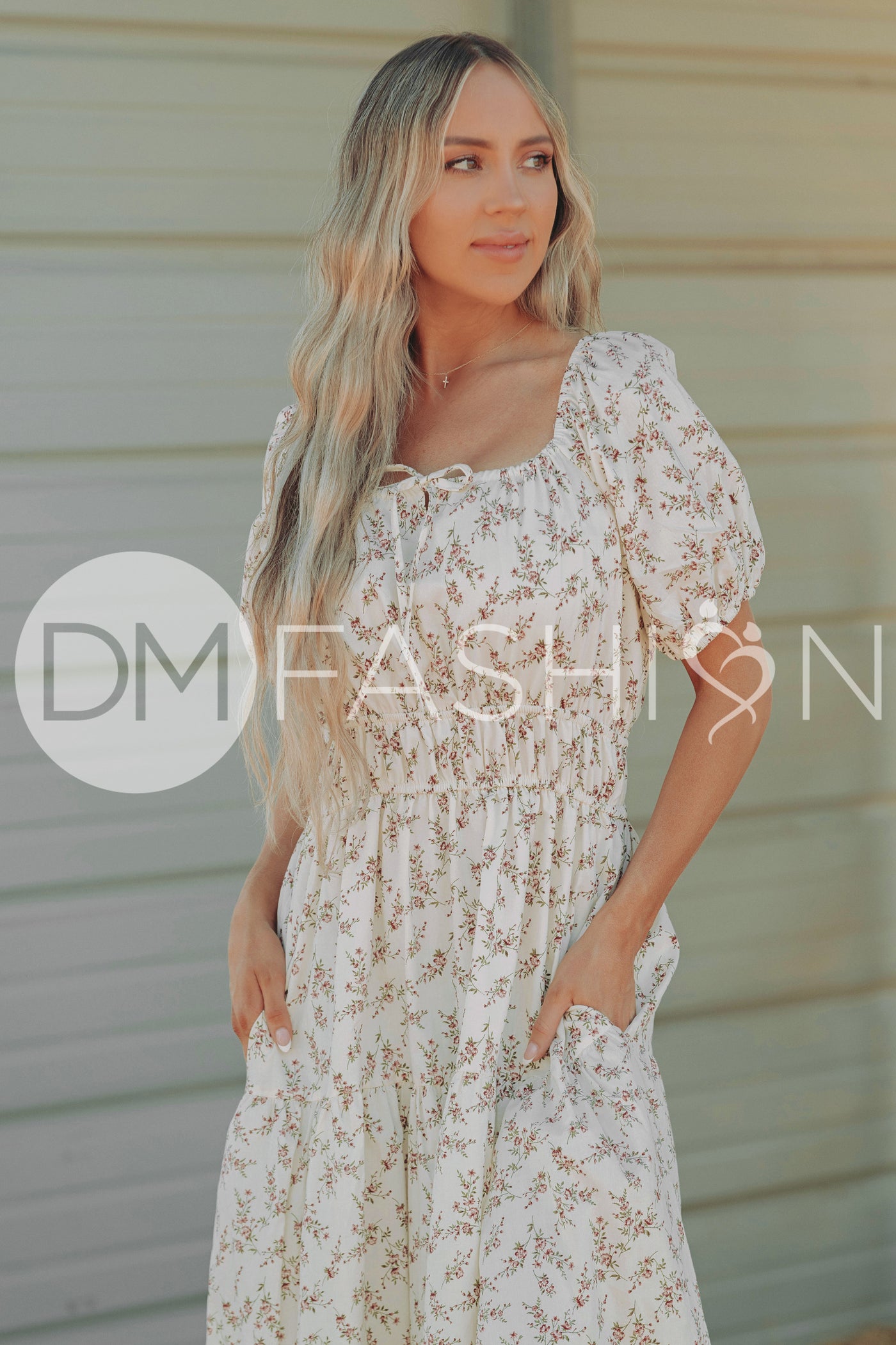 Clementine Bordeaux Arbor Floral Dress - DM Exclusive - Maternity Friendly - Nursing Friendly