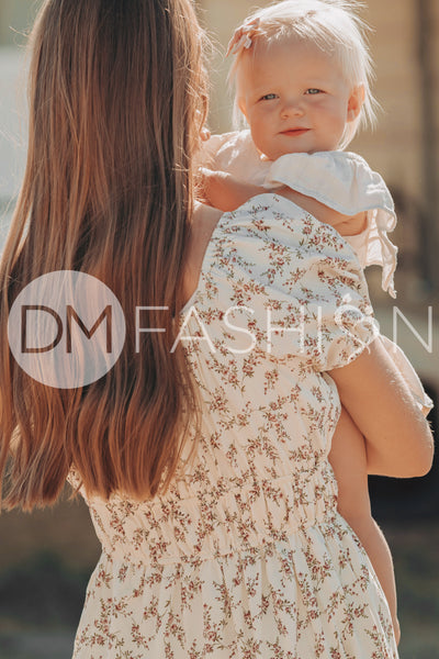 Clementine Bordeaux Arbor Floral Dress - DM Exclusive - Maternity Friendly - Nursing Friendly