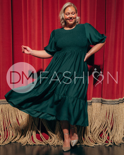 Calliope Emerald Dress - DM Exclusive - Maternity Friendly - Pre Order