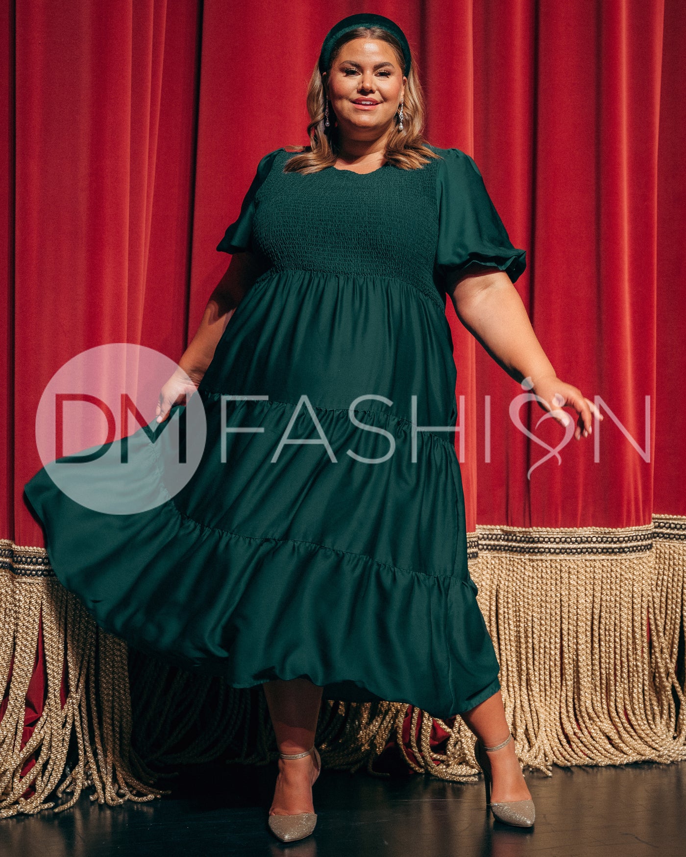 Calliope Emerald Dress - DM Exclusive - Maternity Friendly - Pre Order