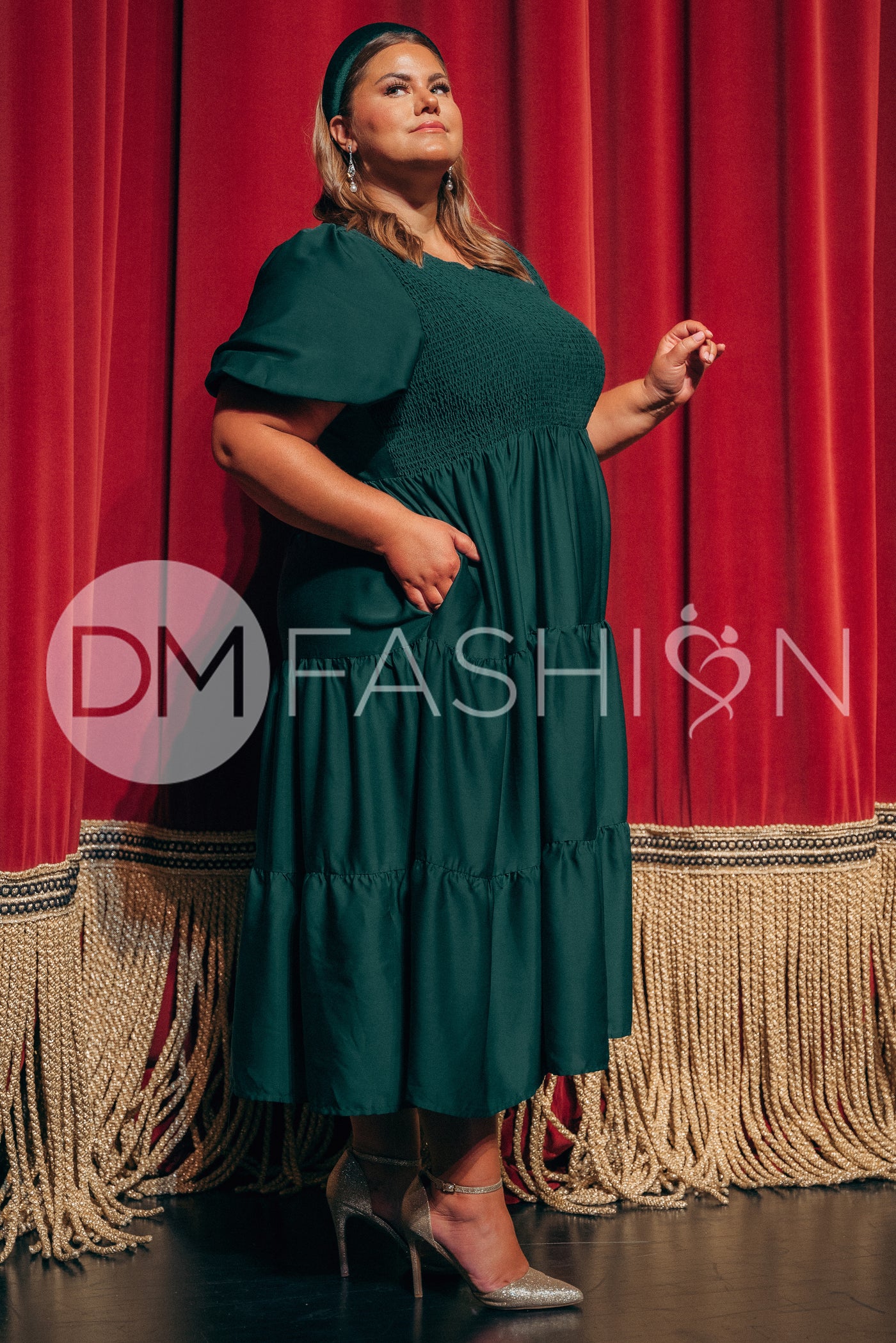 Calliope Emerald Dress - DM Exclusive - Maternity Friendly - Pre Order