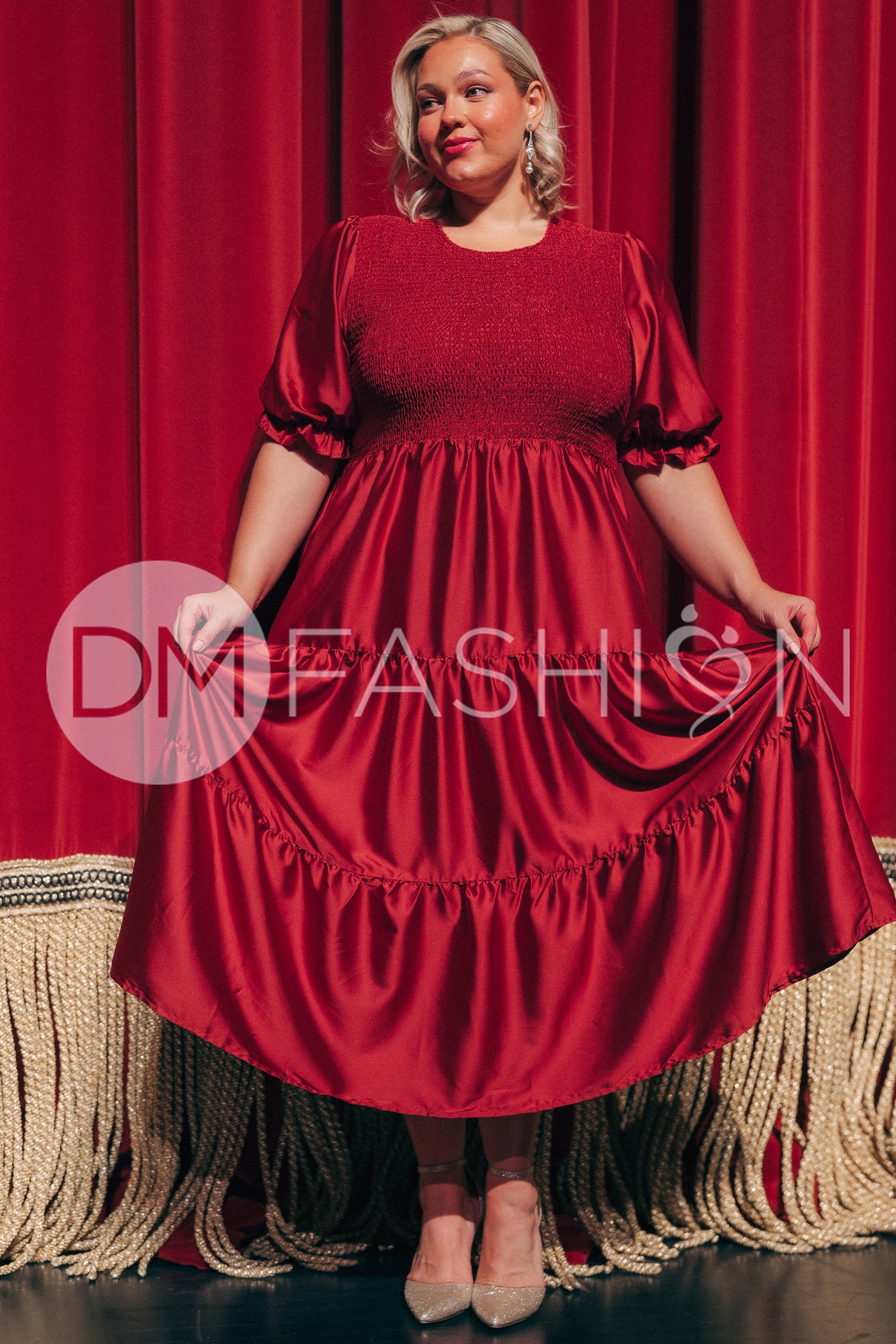 Calliope Burgundy Dress - DM Exclusive - Maternity Friendly - Pre Order