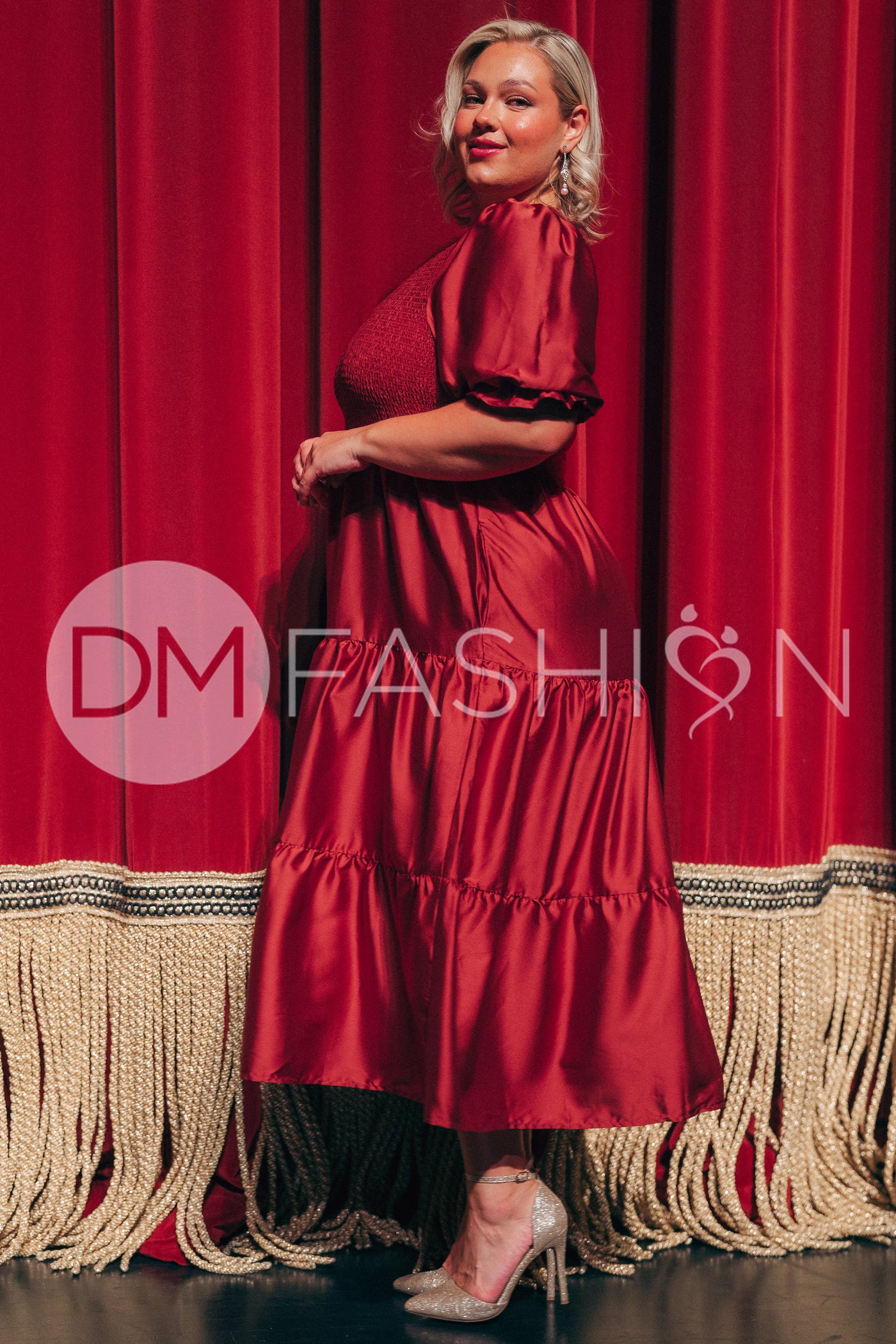 Calliope Burgundy Dress - DM Exclusive - Maternity Friendly - Pre Order