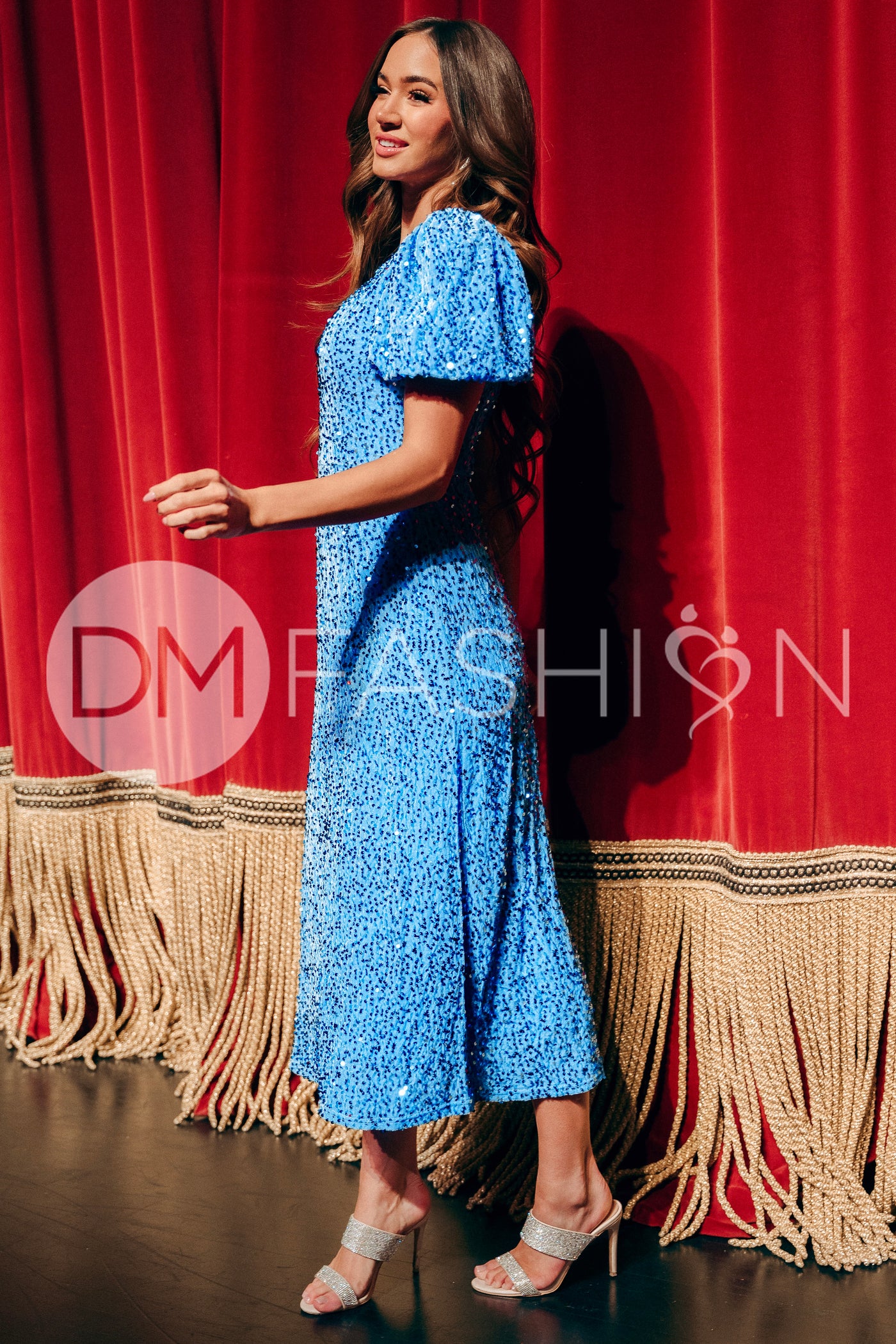 Kate French Blue Dress - DM Exclusive - Maternity Friendly