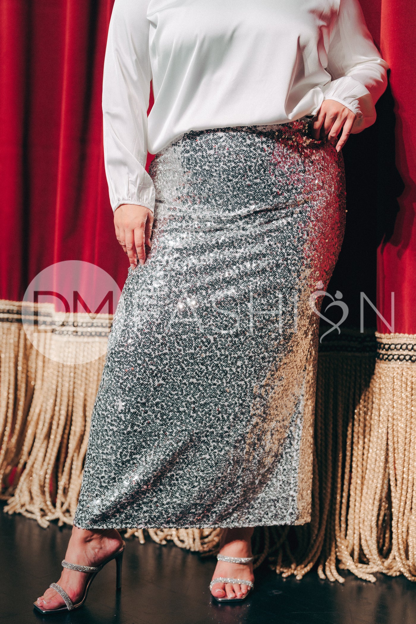 Nightingale Silver Skirt - DM Exclusive - Maternity Friendly - Pre Order