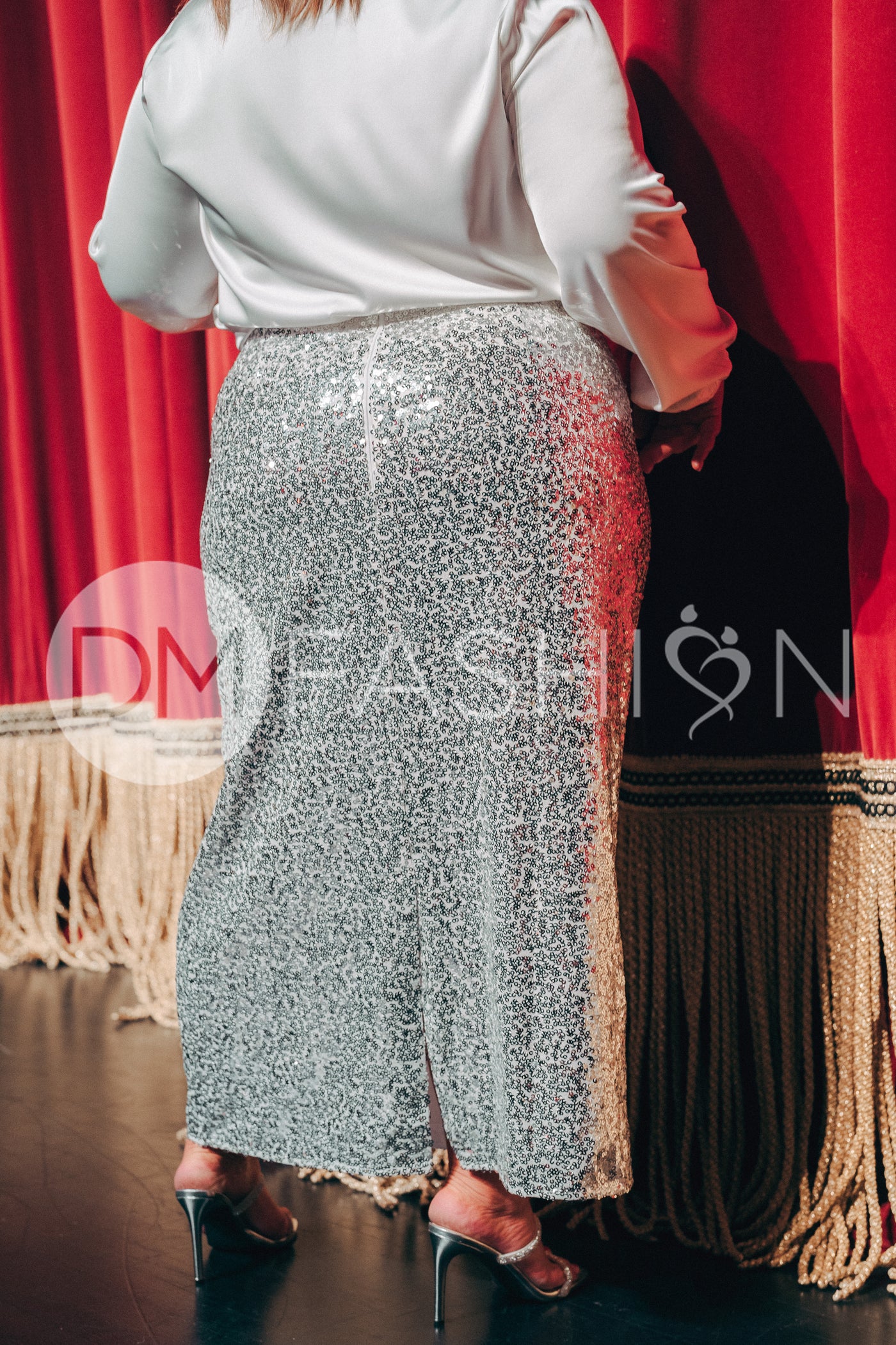 Nightingale Silver Skirt - DM Exclusive - Maternity Friendly - Pre Order