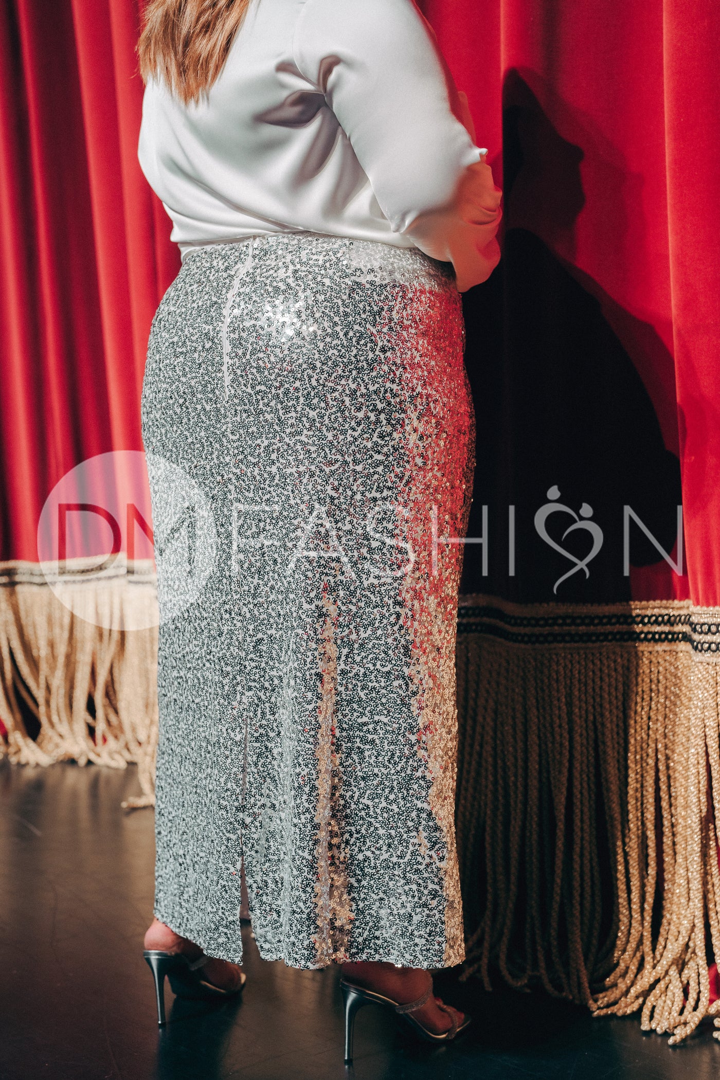 Nightingale Silver Skirt - DM Exclusive - Maternity Friendly - Pre Order