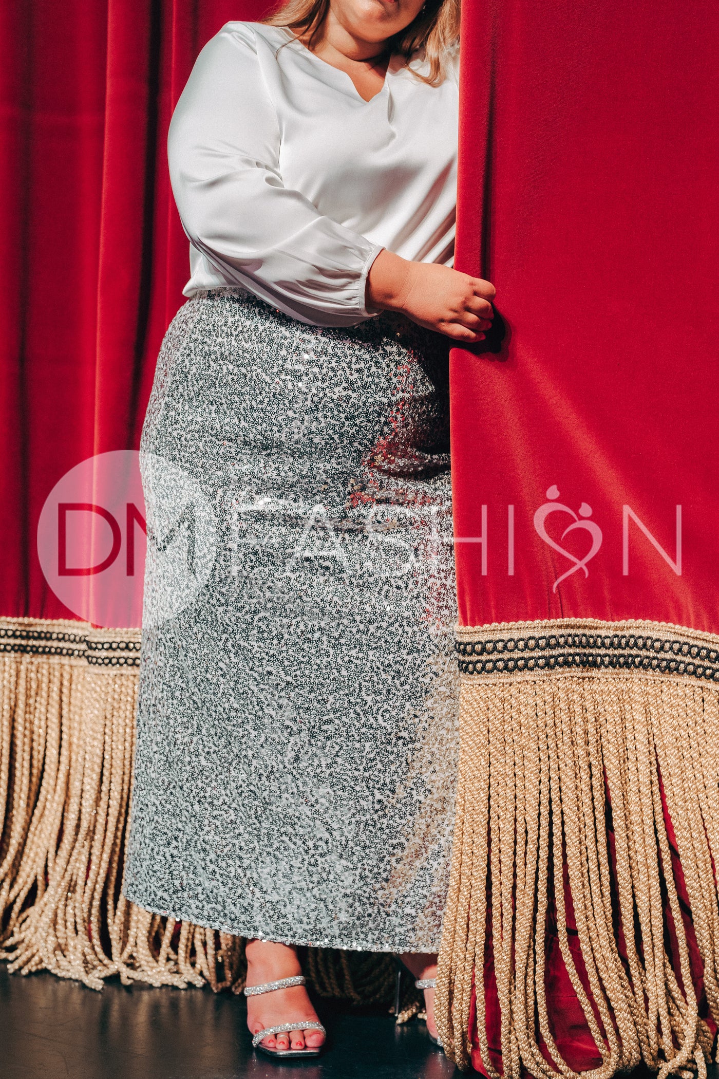 Nightingale Silver Skirt - DM Exclusive - Maternity Friendly - Pre Order