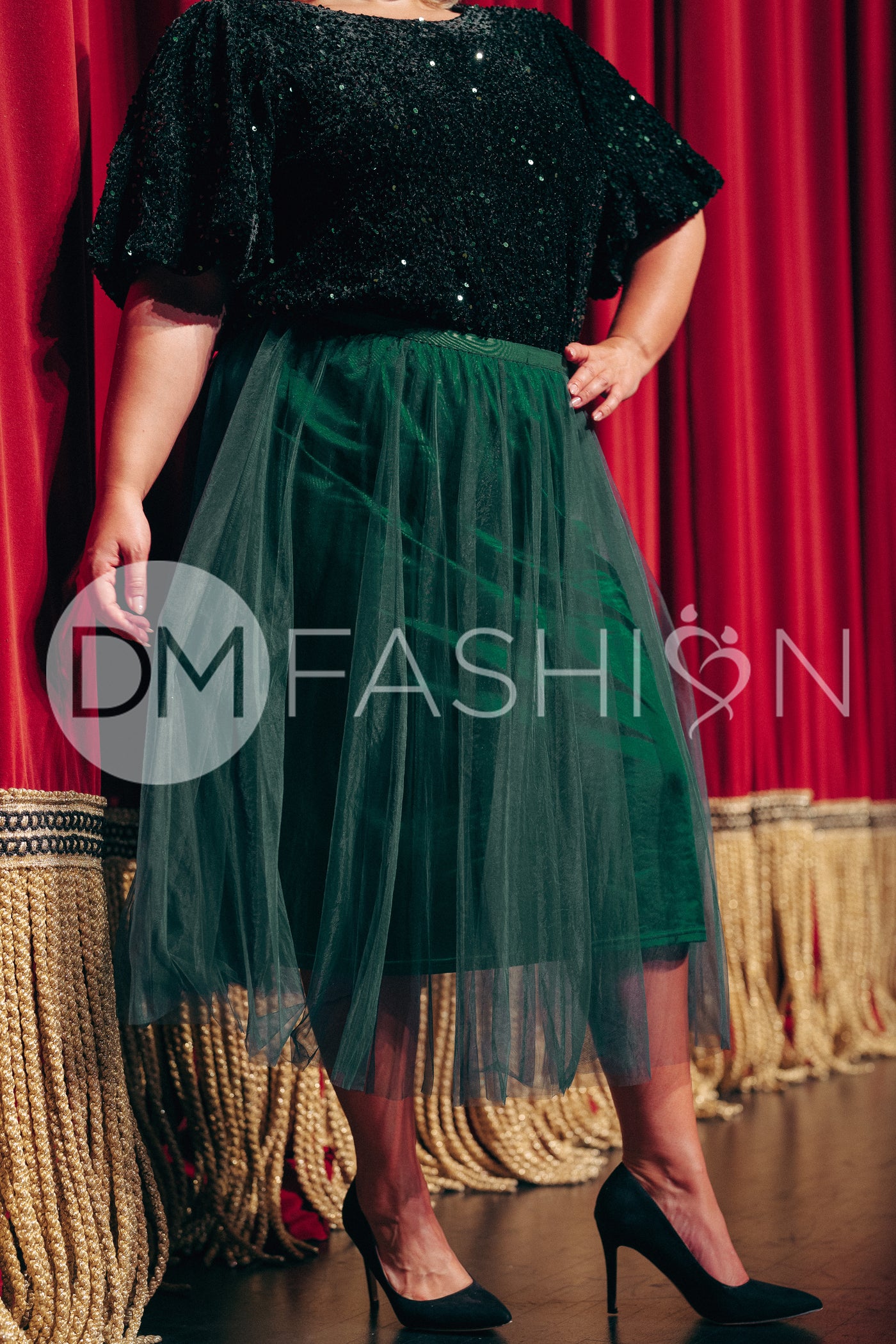 Queen For A Day Emerald Skirt - DM Exclusive