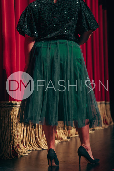 Queen For A Day Emerald Skirt - DM Exclusive