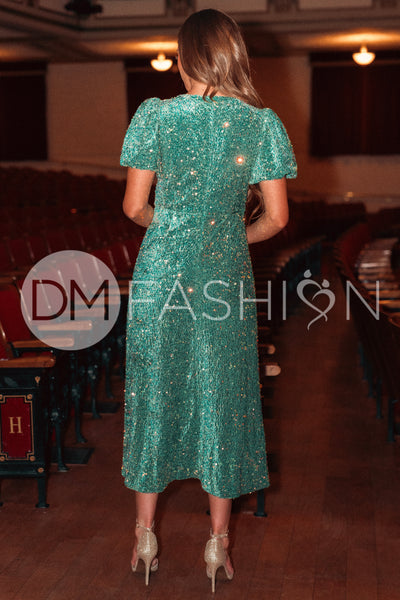 Kate Paris Green Dress - DM Exclusive - Maternity Friendly