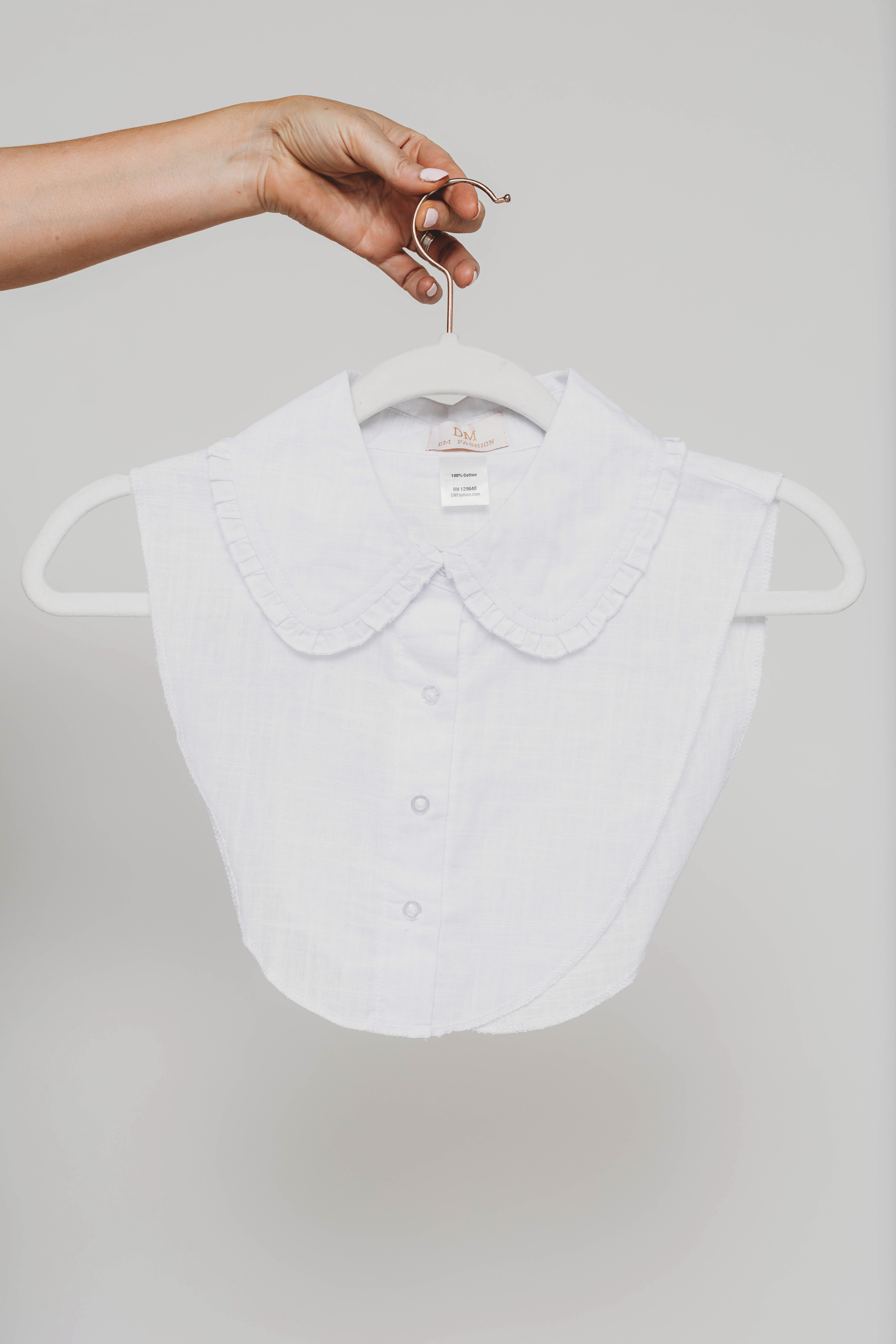 Peter Pan Ruffle Dickey Collar - LOW STOCK - Final Few – DM Fashion