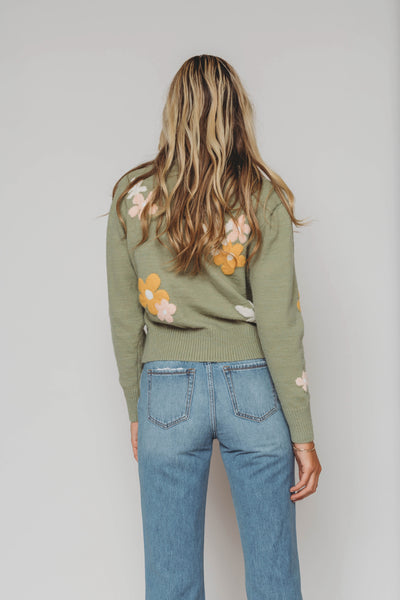 Floral Dreams Sage Sweater