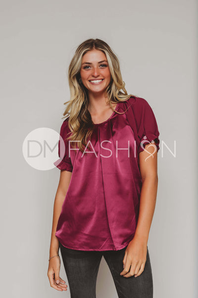 Hey Darling Mulberry Top - DM Exclusive