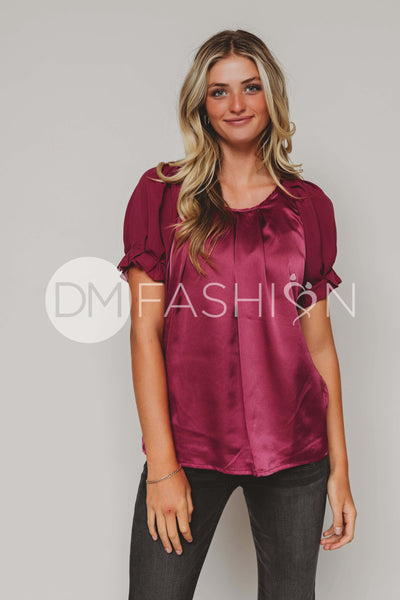 Hey Darling Mulberry Top - DM Exclusive