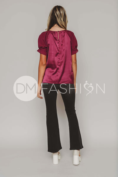 Hey Darling Mulberry Top - DM Exclusive