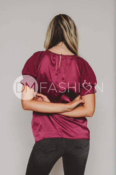 Hey Darling Mulberry Top - DM Exclusive