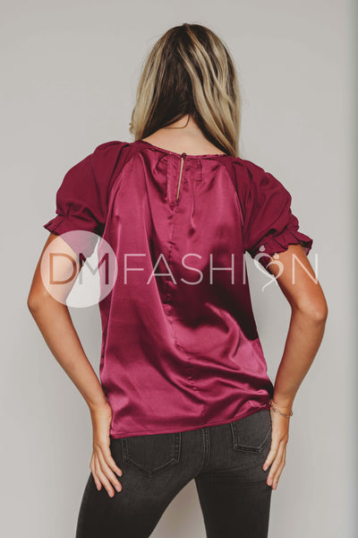 Hey Darling Mulberry Top - DM Exclusive