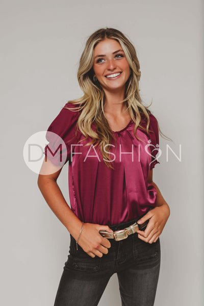 Hey Darling Mulberry Top - DM Exclusive