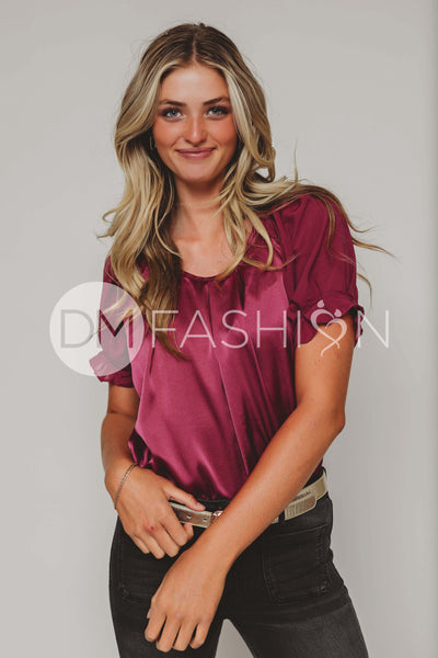 Hey Darling Mulberry Top - DM Exclusive