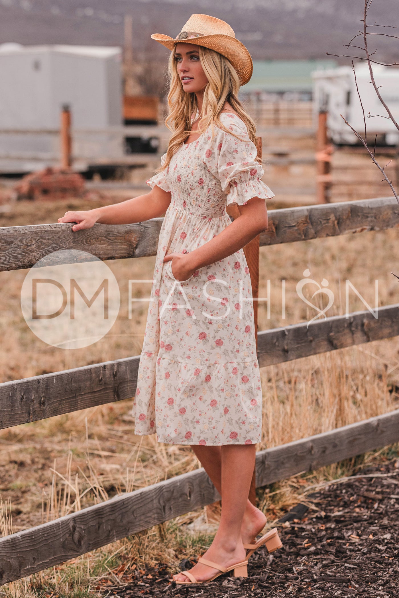 Clara Rose Garden Dress - DM Exclusive - Maternity Friendly - Nursing Friendly