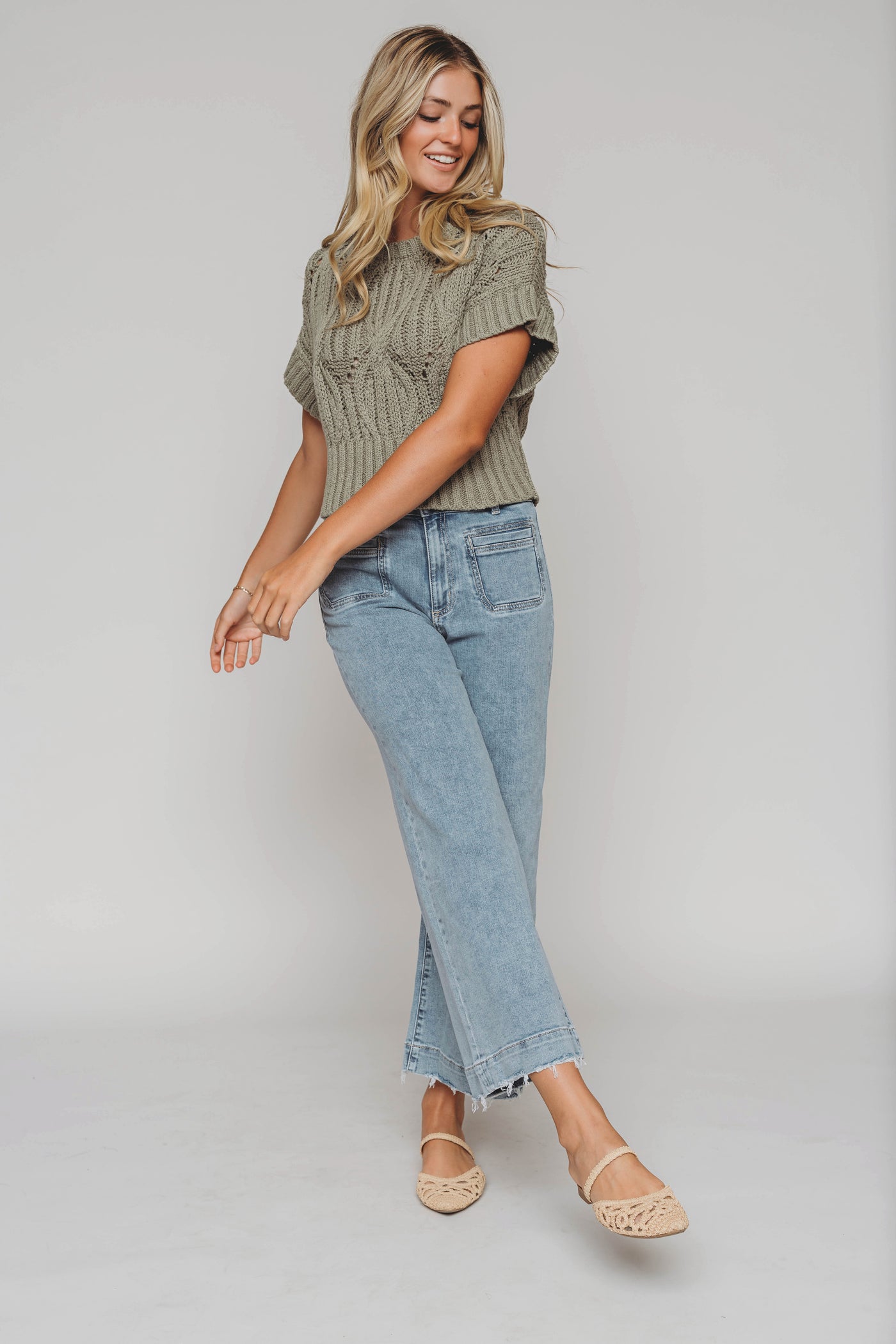 All The Time Light Wash High Rise Jeans - Restocked