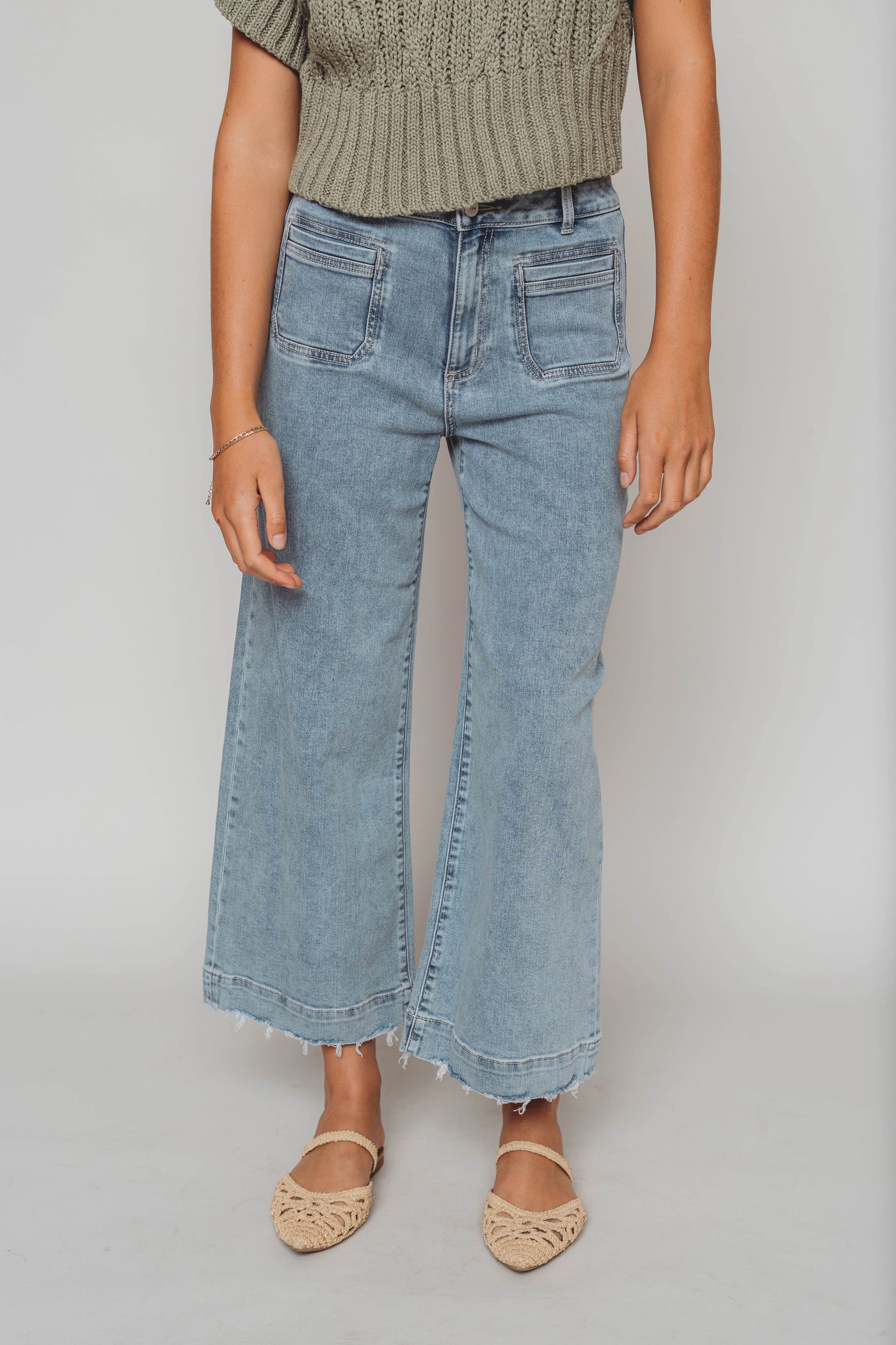 All The Time Light Wash High Rise Jeans - Restocked