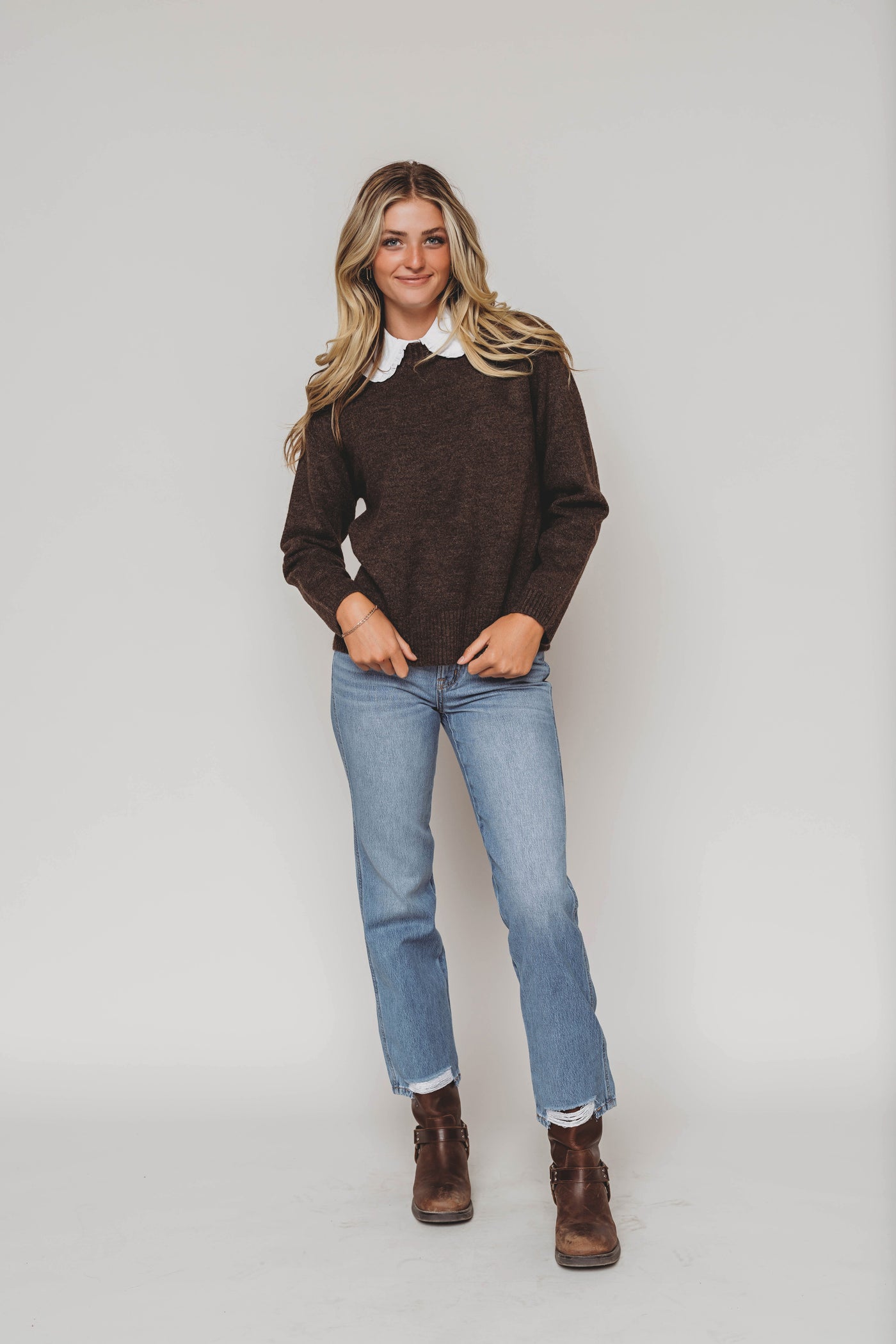 You Already Know Brown Sweater