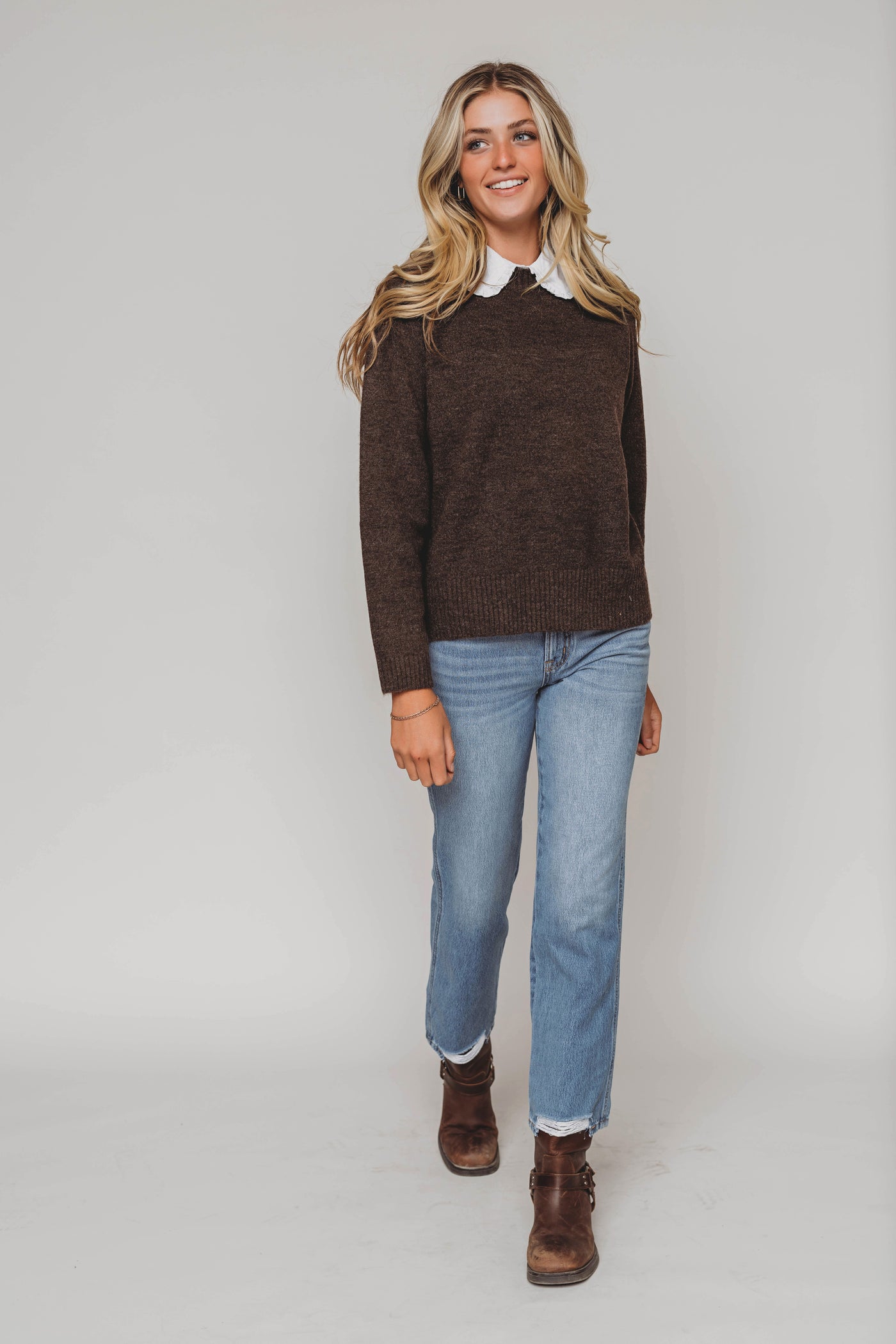 You Already Know Brown Sweater