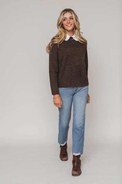 You Already Know Brown Sweater