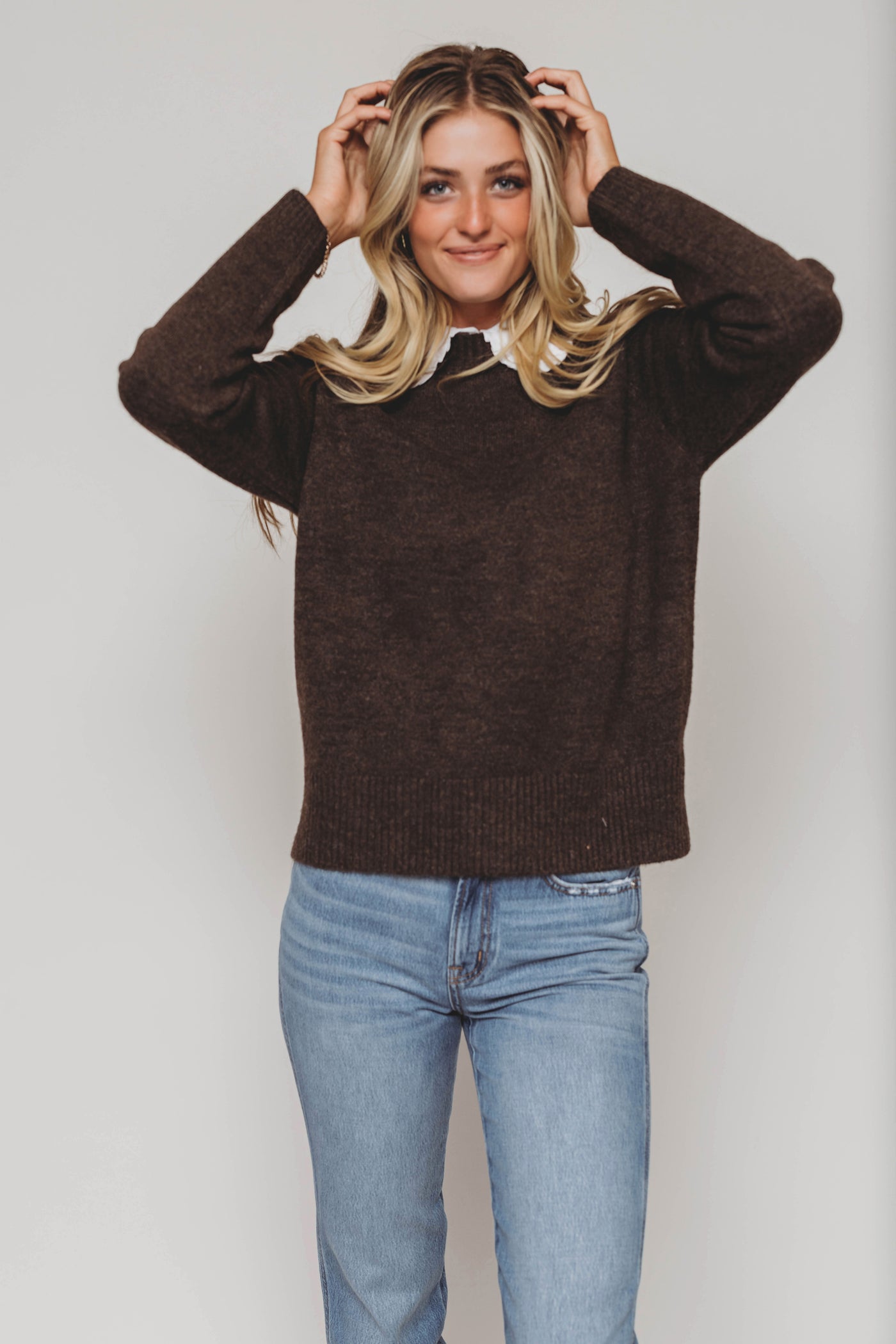 You Already Know Brown Sweater