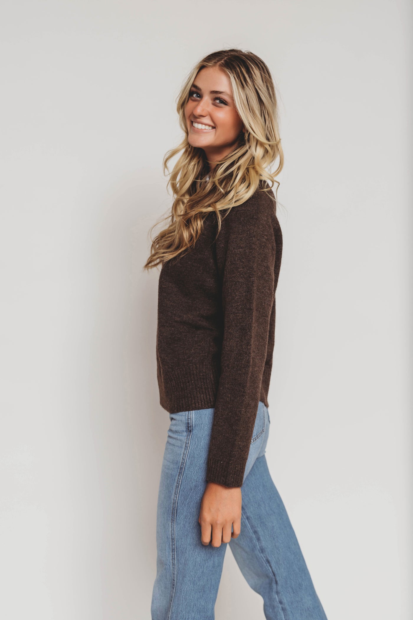 You Already Know Brown Sweater