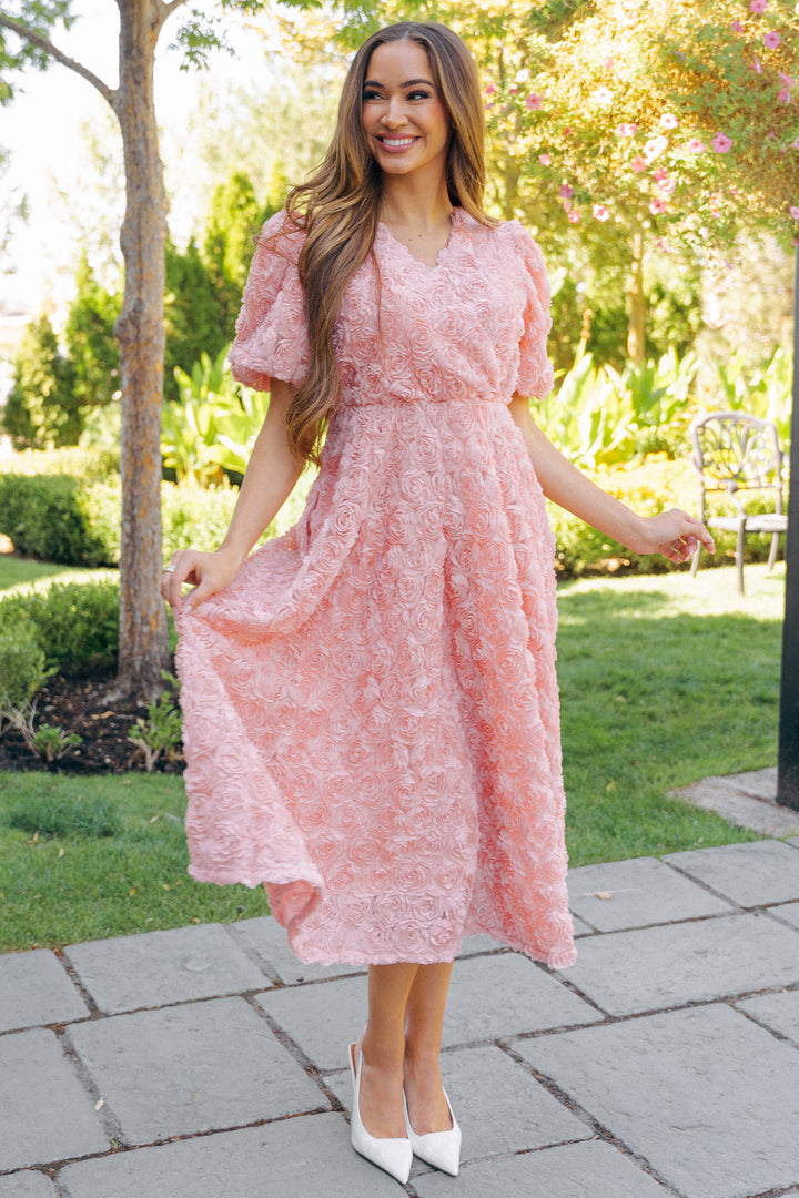 Briar Rose Ballerina Pink Midi Dress - DM Exclusive Briar Rose Ballerina Pink Midi Dress - DM Exclusive