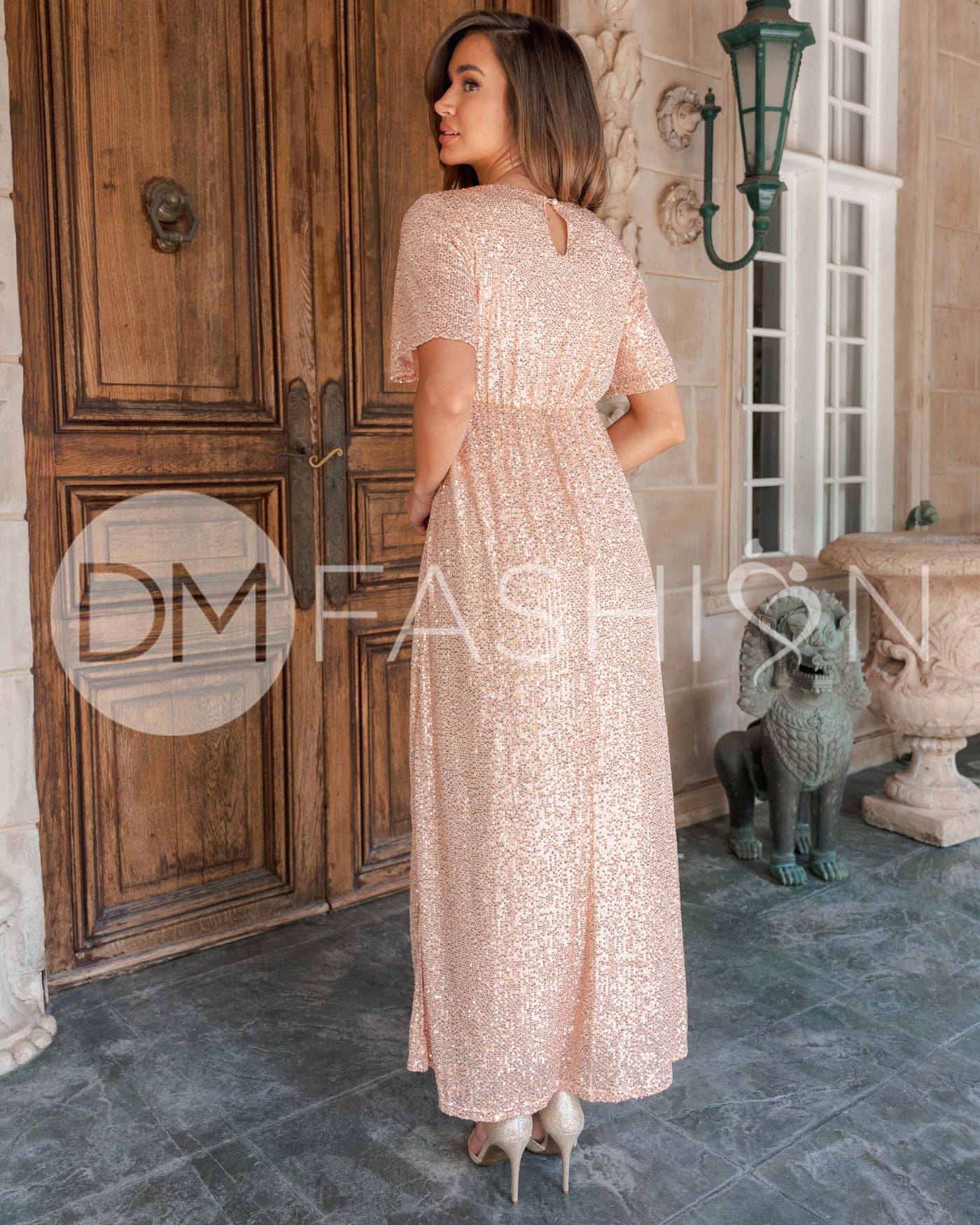 Daphne Rose Sequin Gown - DM Exclusive - Maternity Friendly