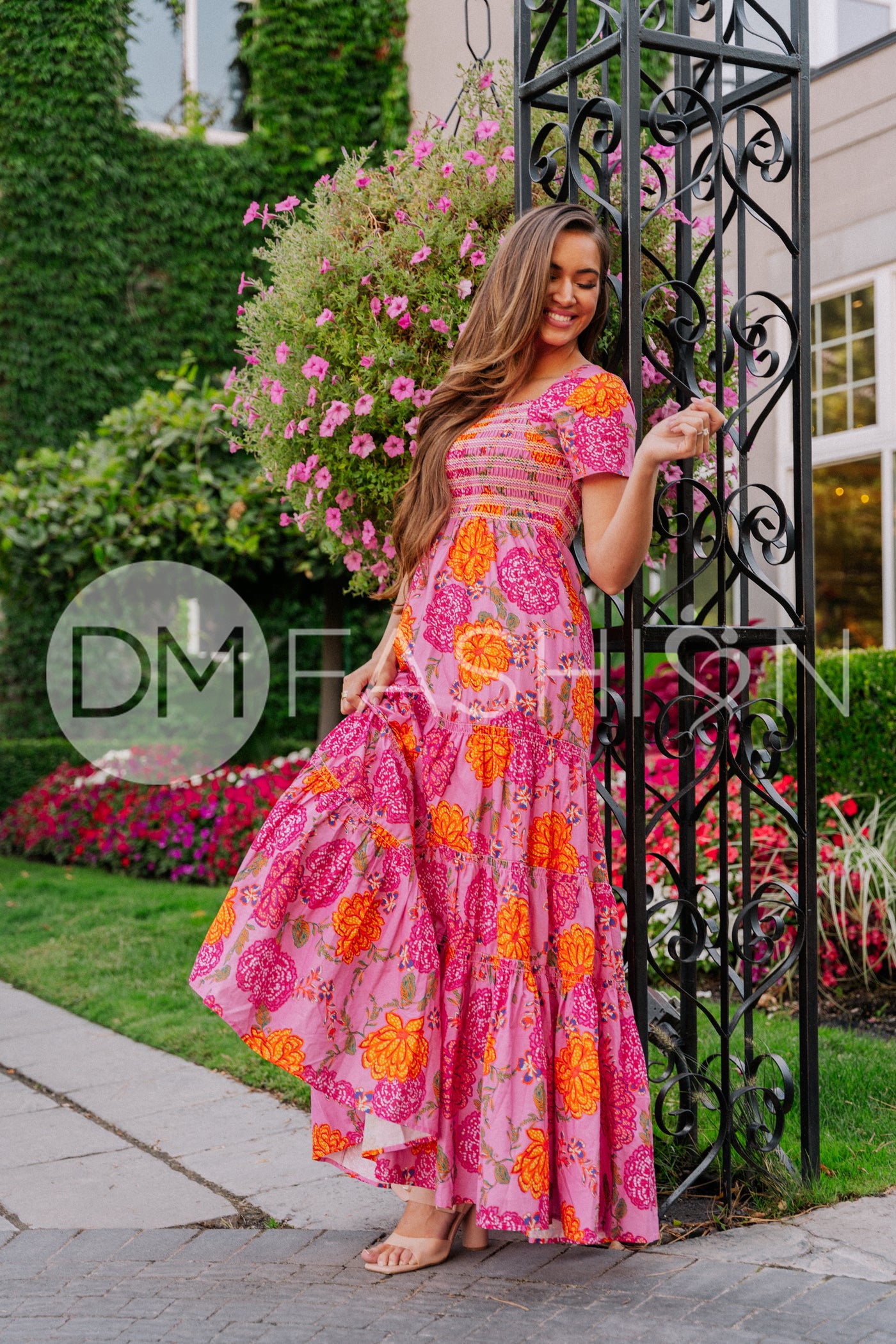 Jaelyn Pink Floral - DM Exclusive - Maternity Friendly