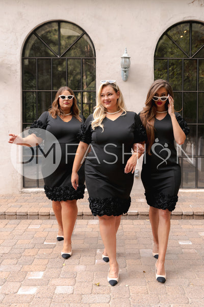 Audrey Black Cupcake Sheath Dress - DM Exclusive