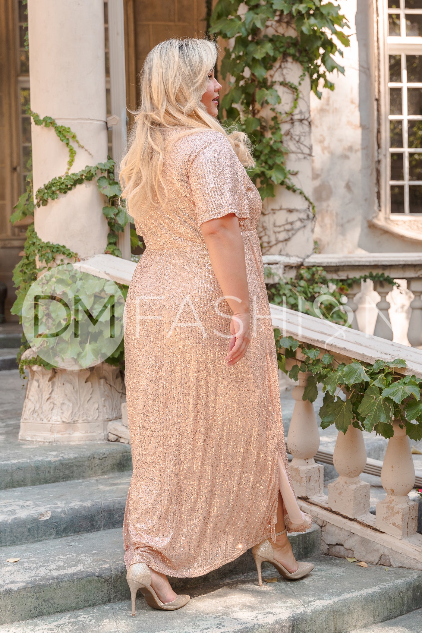 Daphne Rose Sequin Gown - DM Exclusive - Maternity Friendly