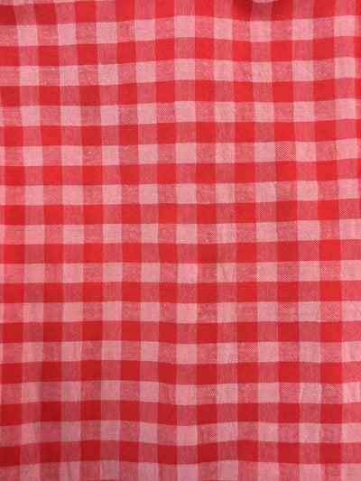 Alexa Coral Gingham Dress - MCO - Maternity Friendly