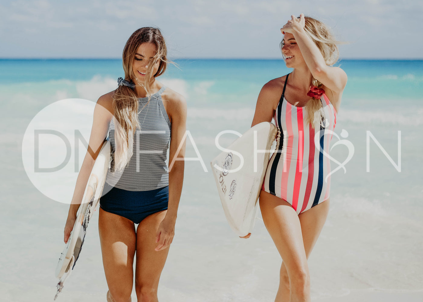 Lace Up One Piece - Glow Stripe - FINAL SALE