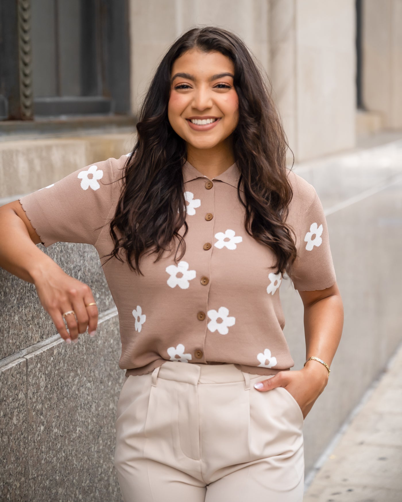 Whitney Floral Top