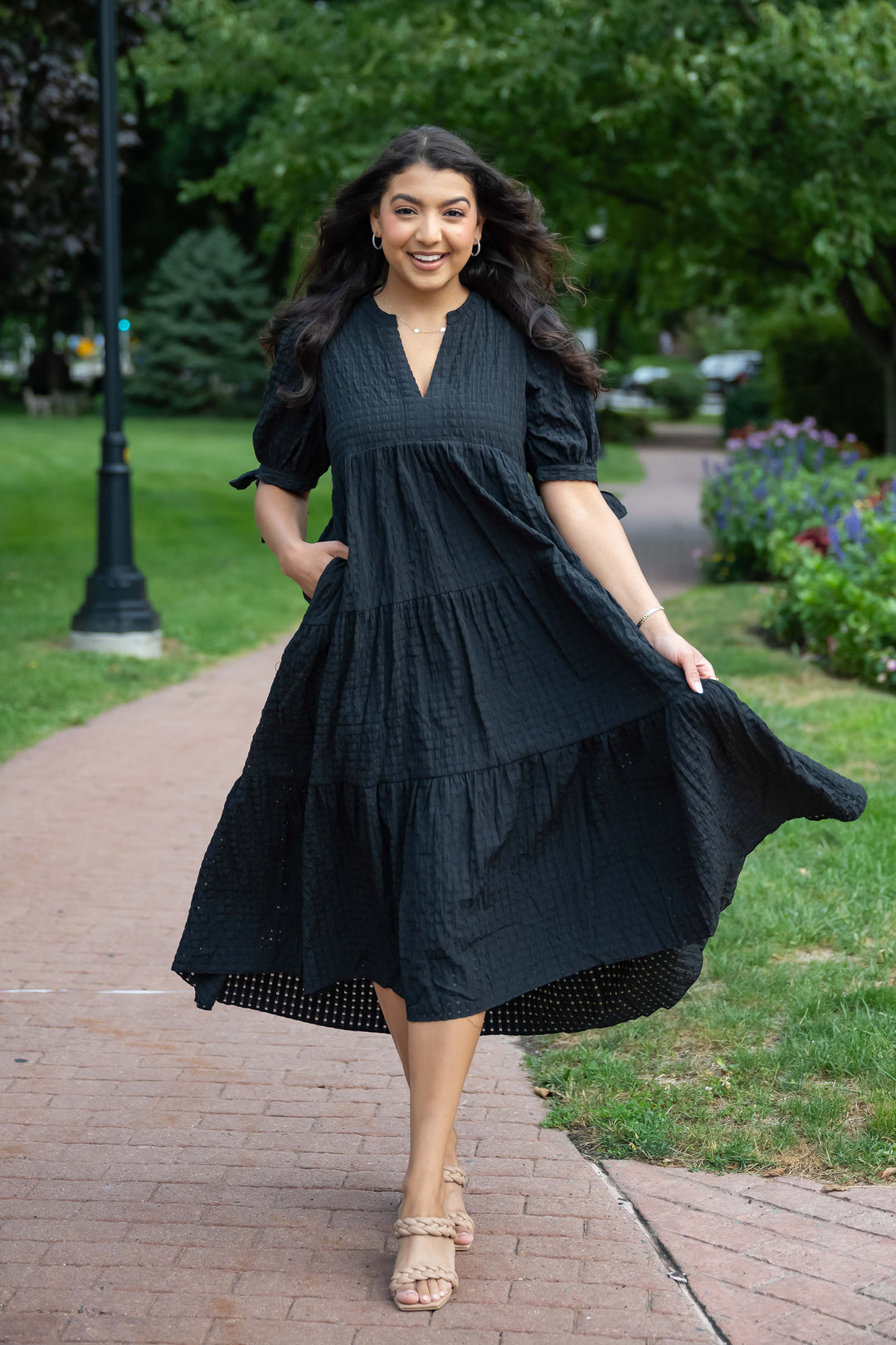 english factory black dress English Factory