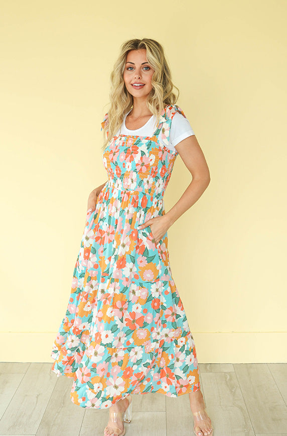 Krista Bright Floral Dress