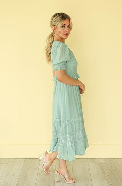 Dina Seafoam Midi Dress - FINAL SALE - FINAL FEW