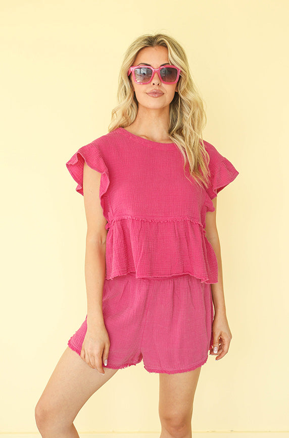 Paityn Hot Pink Set- FINAL SALE