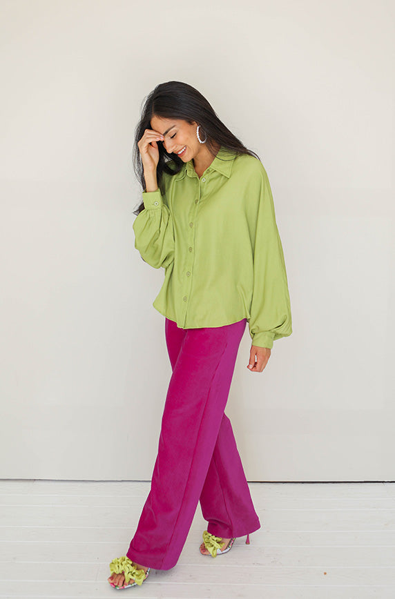 Catalog Magenta Corduroy Pants- FINAL SALE – DM Fashion