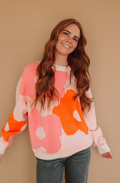 Petals in Bloom Floral Crewneck