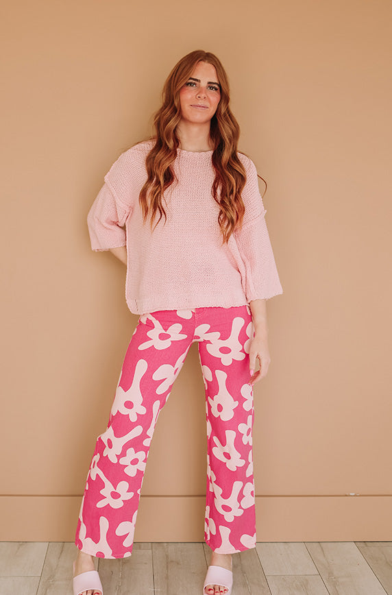 Shape of You Blush Sweater-FINAL SALE